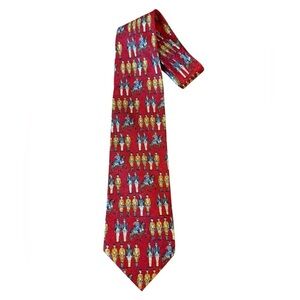 Ermenegildo Zegna Vintage Silk Colonial Military Tie